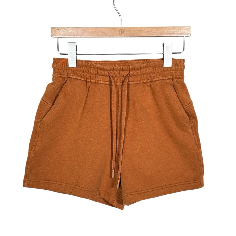 Lululemon Loungeful High-Rise Short 4" In Roasted Brown View 5